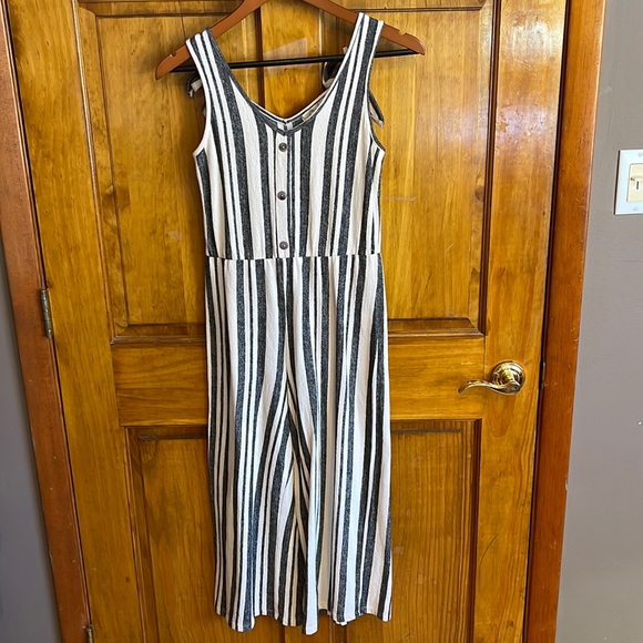 NWOT Rewind Stripped Jumpsuit - Size Small - Picture 6 of 9